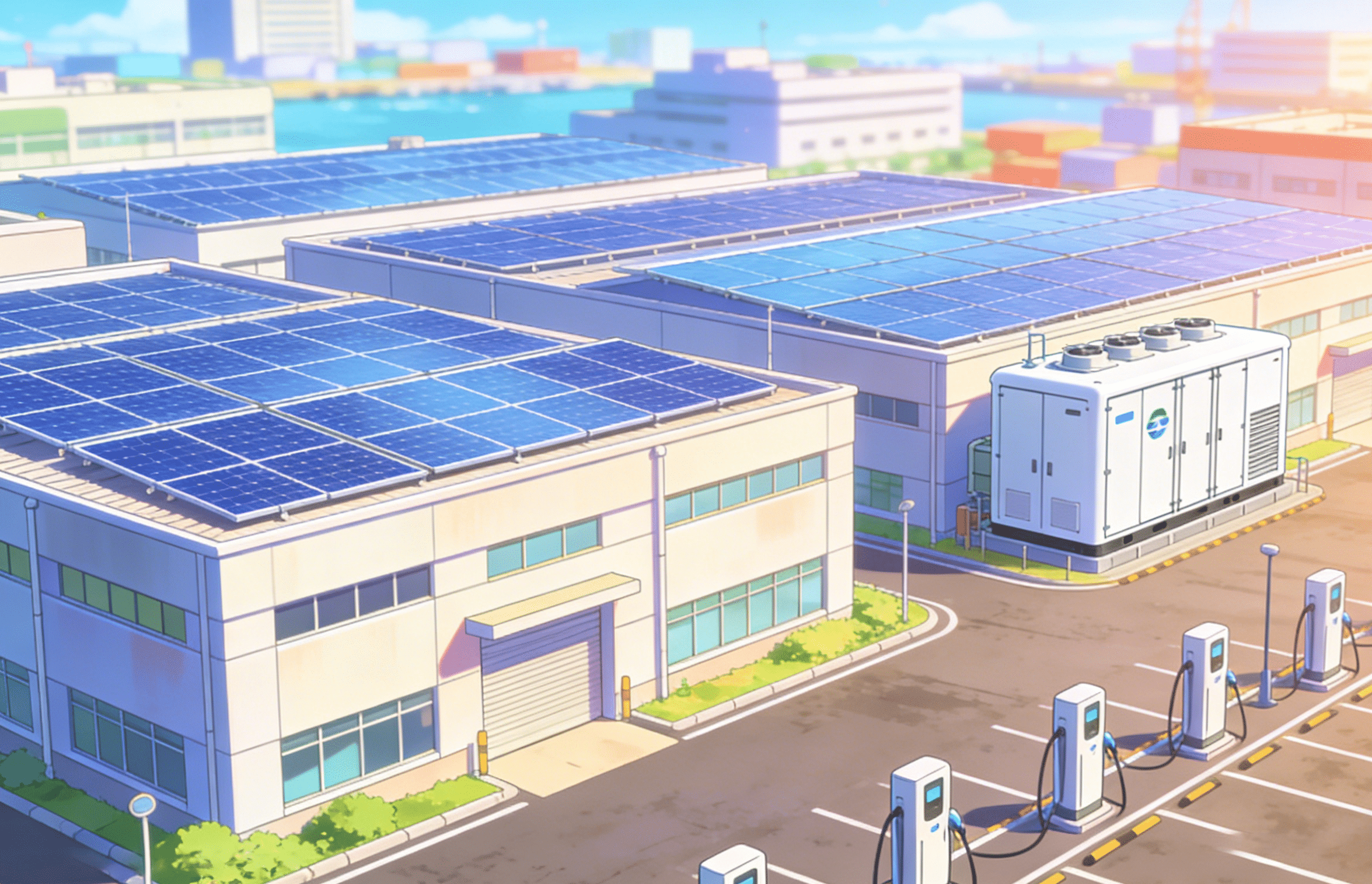 低碳园区光储充空直柔一体化